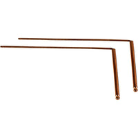 Copper Dowsing Rods w/ Handles (Pack of 2)