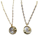 Sun And Moon Best Friends Necklace