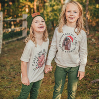 Filthy Animal Christmas Goat Kids Tee
