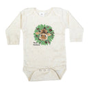 Mooey Christmas Cow Country Christmas Baby Bodysuit