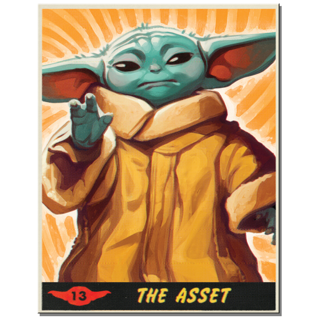 Star Wars The Mandalorian Grogu Tin Sign