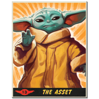 Star Wars The Mandalorian Grogu Tin Sign