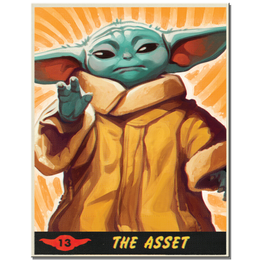 Star Wars The Mandalorian Grogu Tin Sign