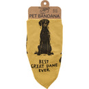 Great Dane/Love My Human Large Pet Bandana