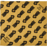 Poodle/Love My Human Large Pet Bandana