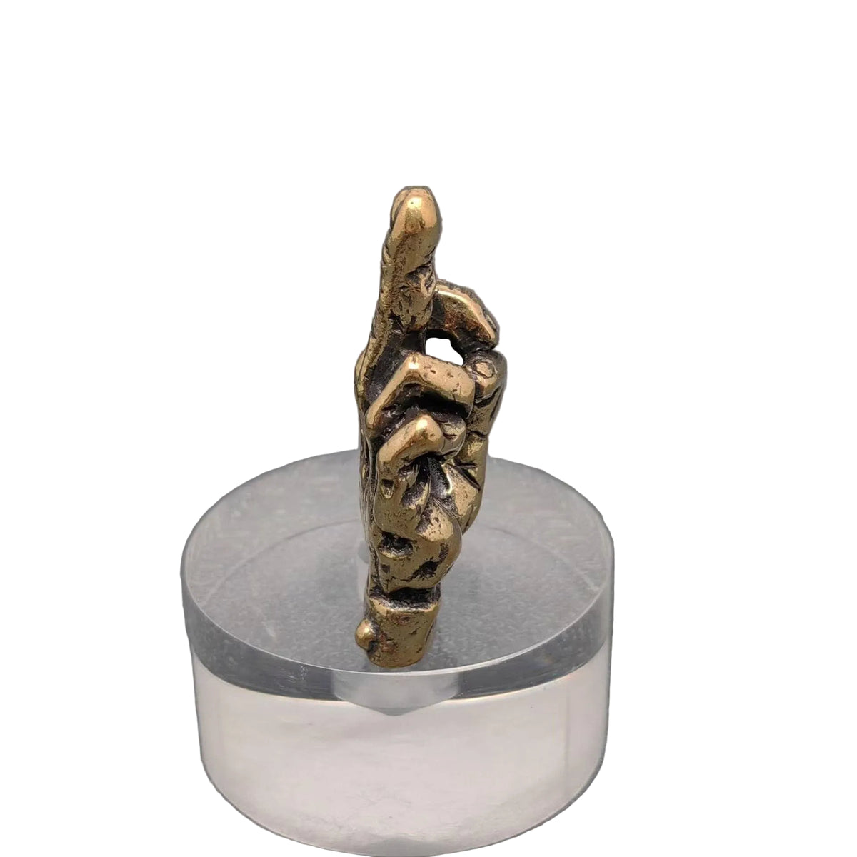 Brass Middle Finger Desktop Ornaments Decoration