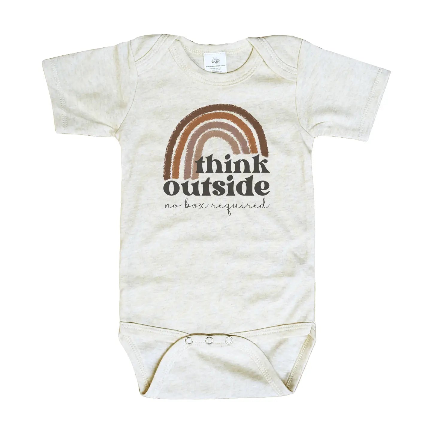 "Think Outside No Box Required" Onesie