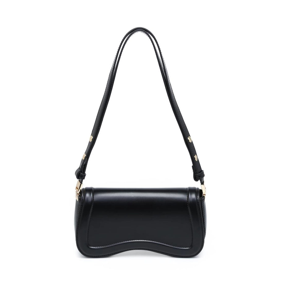 Wave Front Baguette Shoulder Bag