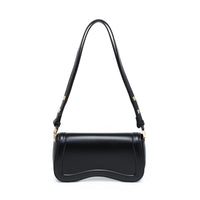 Wave Front Baguette Shoulder Bag