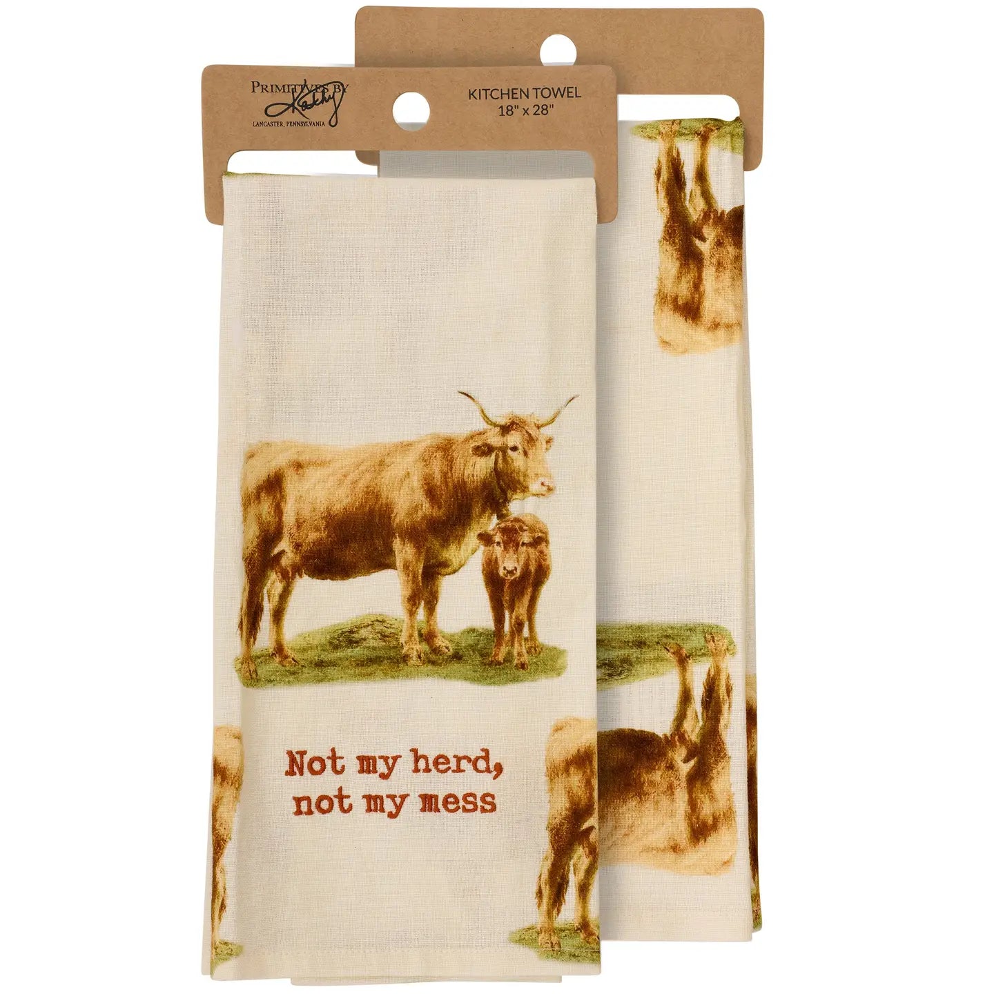 Not My Herd Not My Mess Kitchen Towel