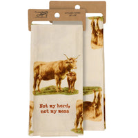 Not My Herd Not My Mess Kitchen Towel
