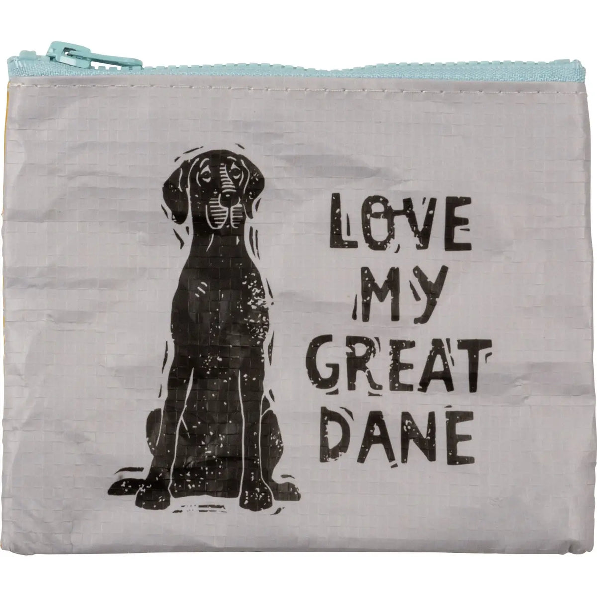Love My Great Dane Zipper Wallet
