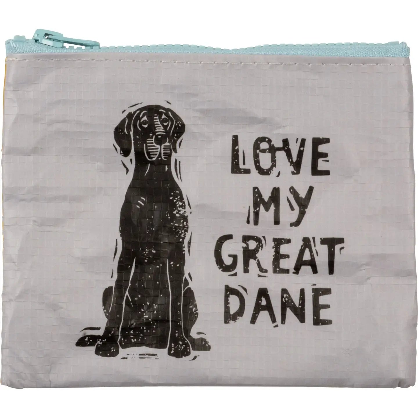 Love My Great Dane Zipper Wallet
