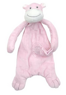 Satin Pacifier Nummy Hippo