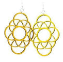 Circles Overlapped Wooden Earrings