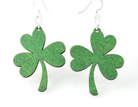 Shamrocks Wooden Earrings