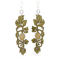 Hoppy Vine Wooden Earrings