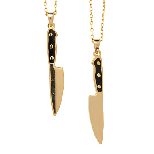 Knife Double Side Necklace