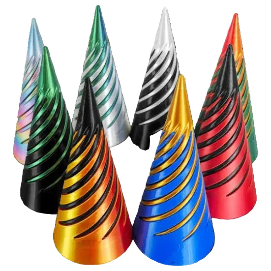 3D Printed Spiral Cone Fidget Toy