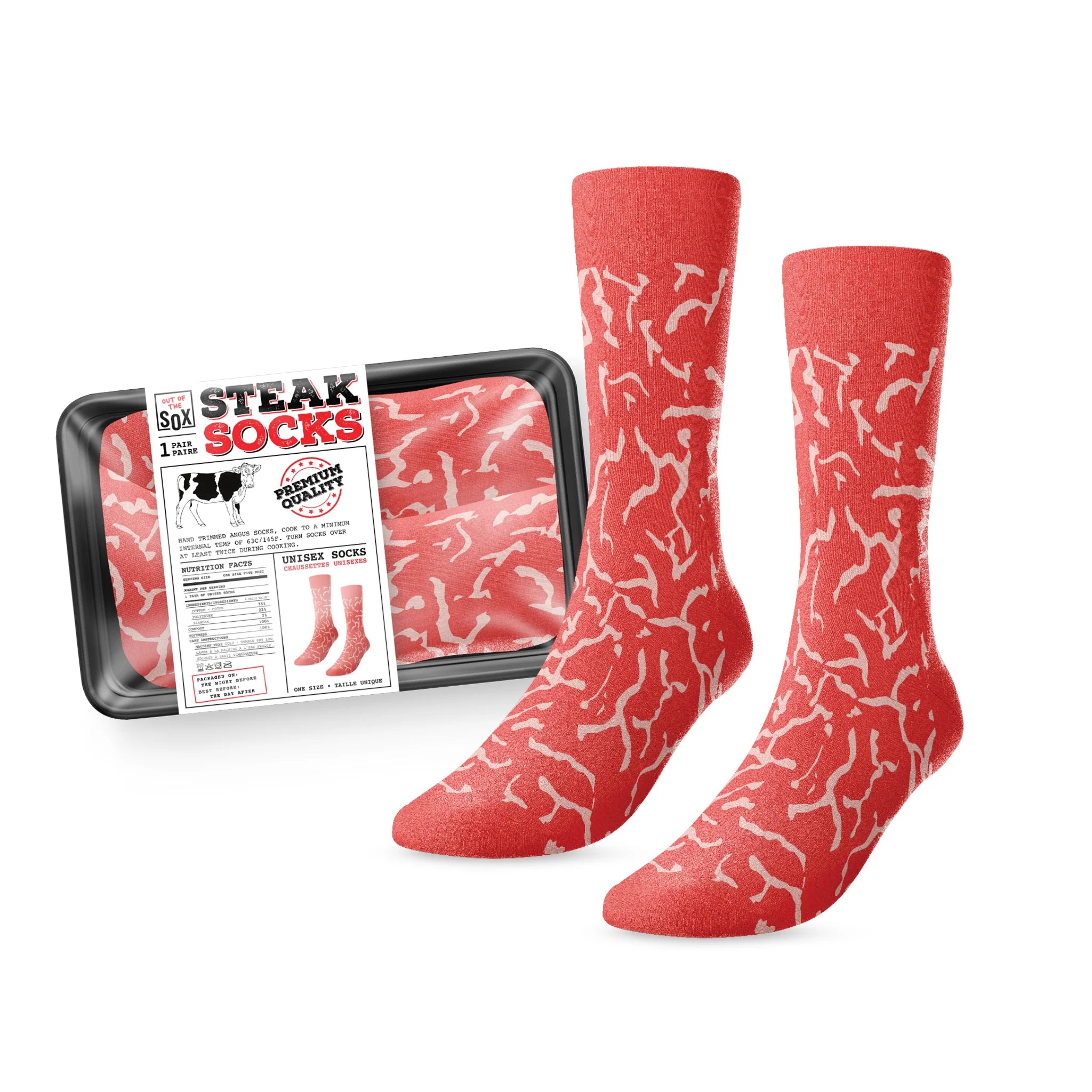 Packaged Grocery Store Meat Socks – Zsa Zsa’s Unique Boutique