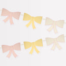 3D Paper Bow Garland
