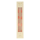 Pink Flower Tapered Candles