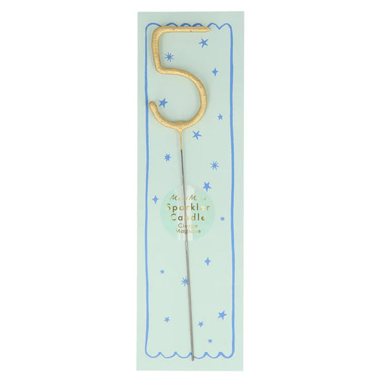 5 Sparkler Candle