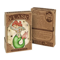 Tattooed Mermaid Flask