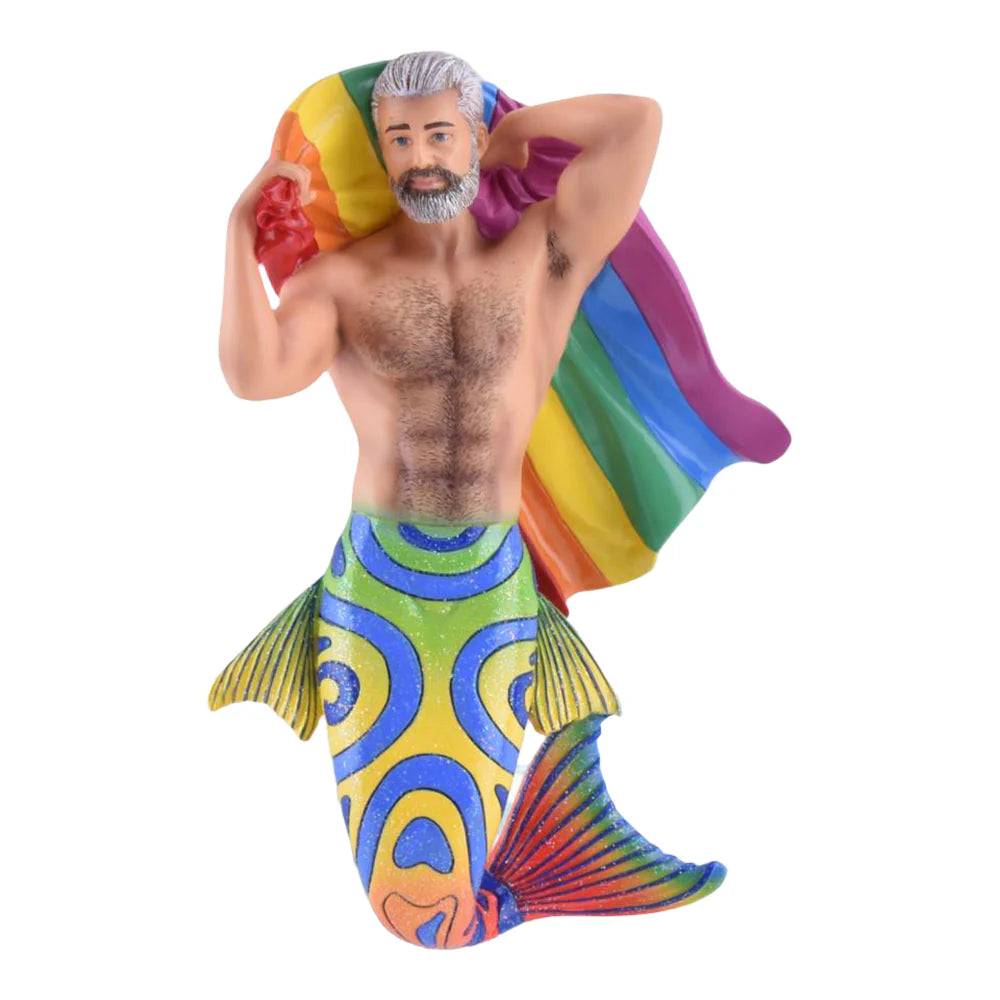 Father Pride Merman Ornament