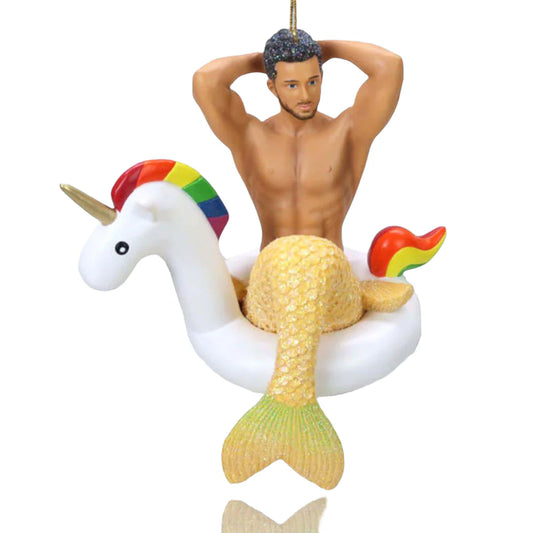 Mr. Unicorn Merman Ornament