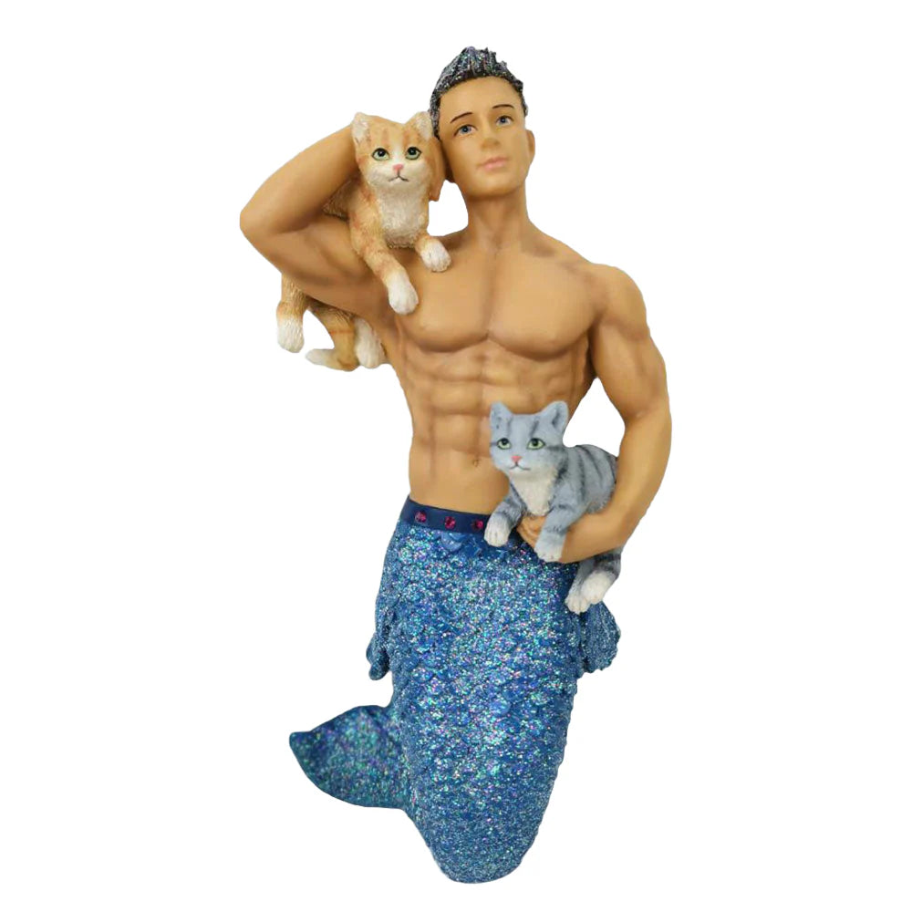 Pet The Puss Merman Ornament