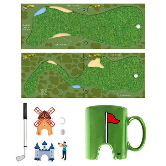 Golf Mug and Coasters Kit