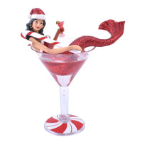 Miss Peppermintini Mermaid Ornament