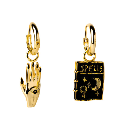 Mystic Spells Hoop Earrings