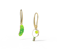 Pickle & Pickle Ball Drop Earrings