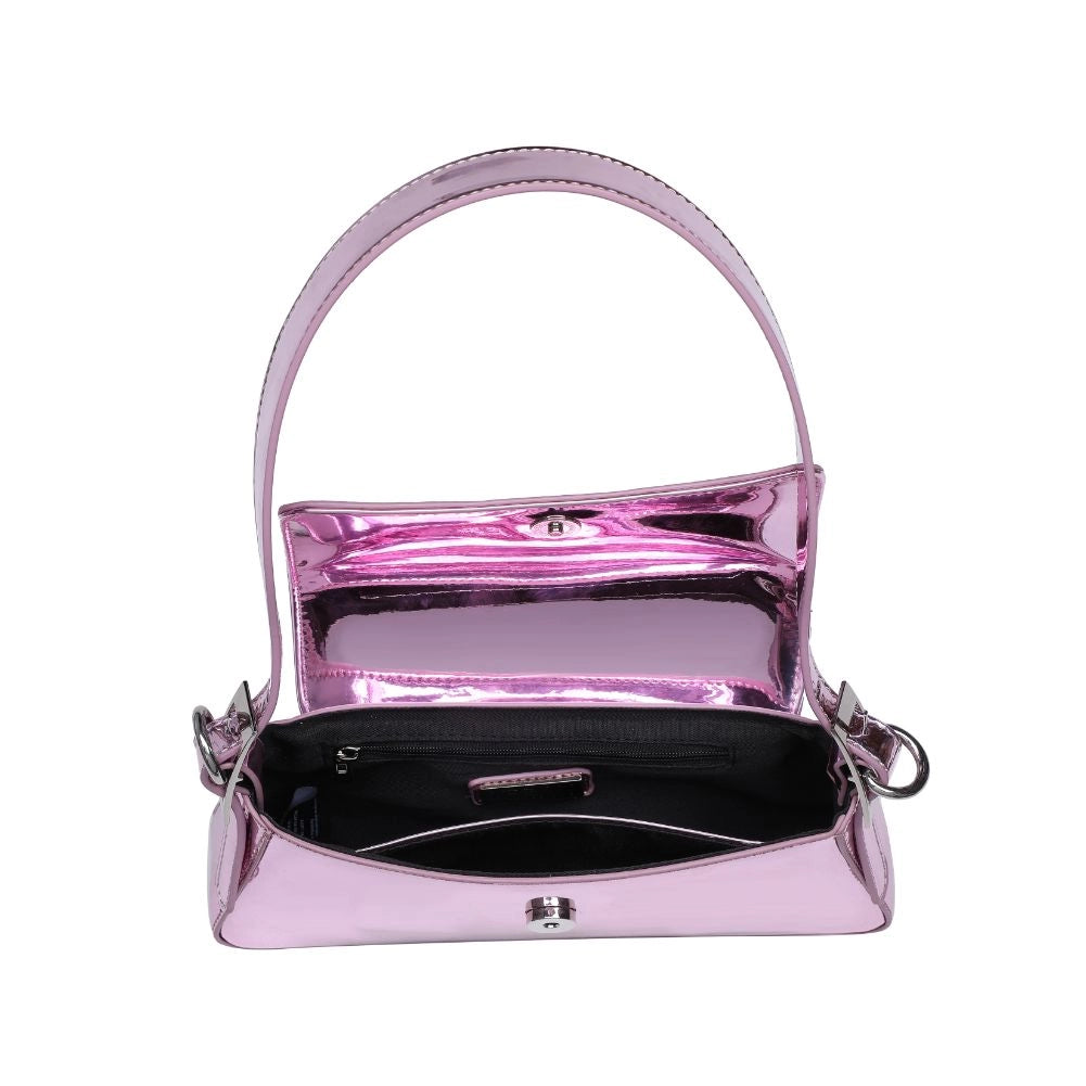 Mirror Metallic Dual strap Shoulder/Crossbody Bag
