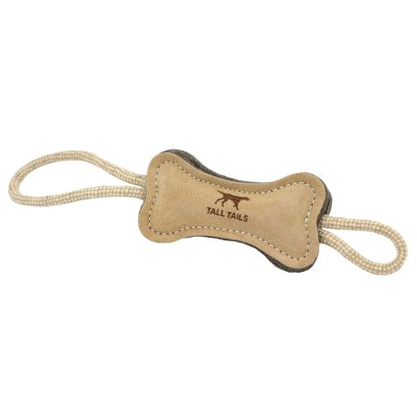 Natural Wool Bone Tug Dog Toy