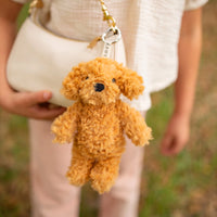 Rowdy Retriever Plushie Keychain