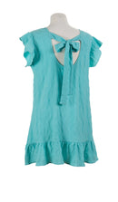 Ruffle Dress/Tunic with Peek-a-Boo Back