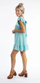 Ruffle Dress/Tunic with Peek-a-Boo Back