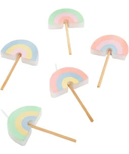 Rainbow Birthday Candles