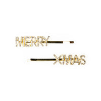 Christmas Bling Hair Clips